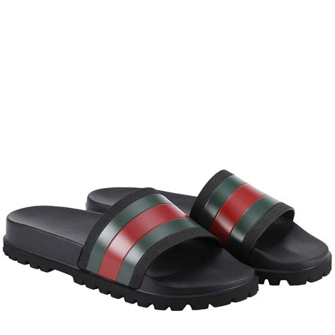 sandali gucci uomo|gucci flat sandals on sale.